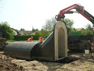 Betonowa pokrywa zbiornika