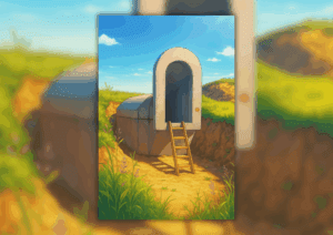 Ziemianka betonowa ze schodami – praktyczne i solidne rozwiązanie do ogrodu