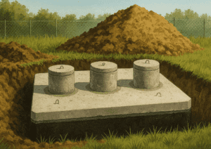 Szamba betonowe Ozimek – szczelne zbiorniki z montażem i transportem od producenta Mysłek