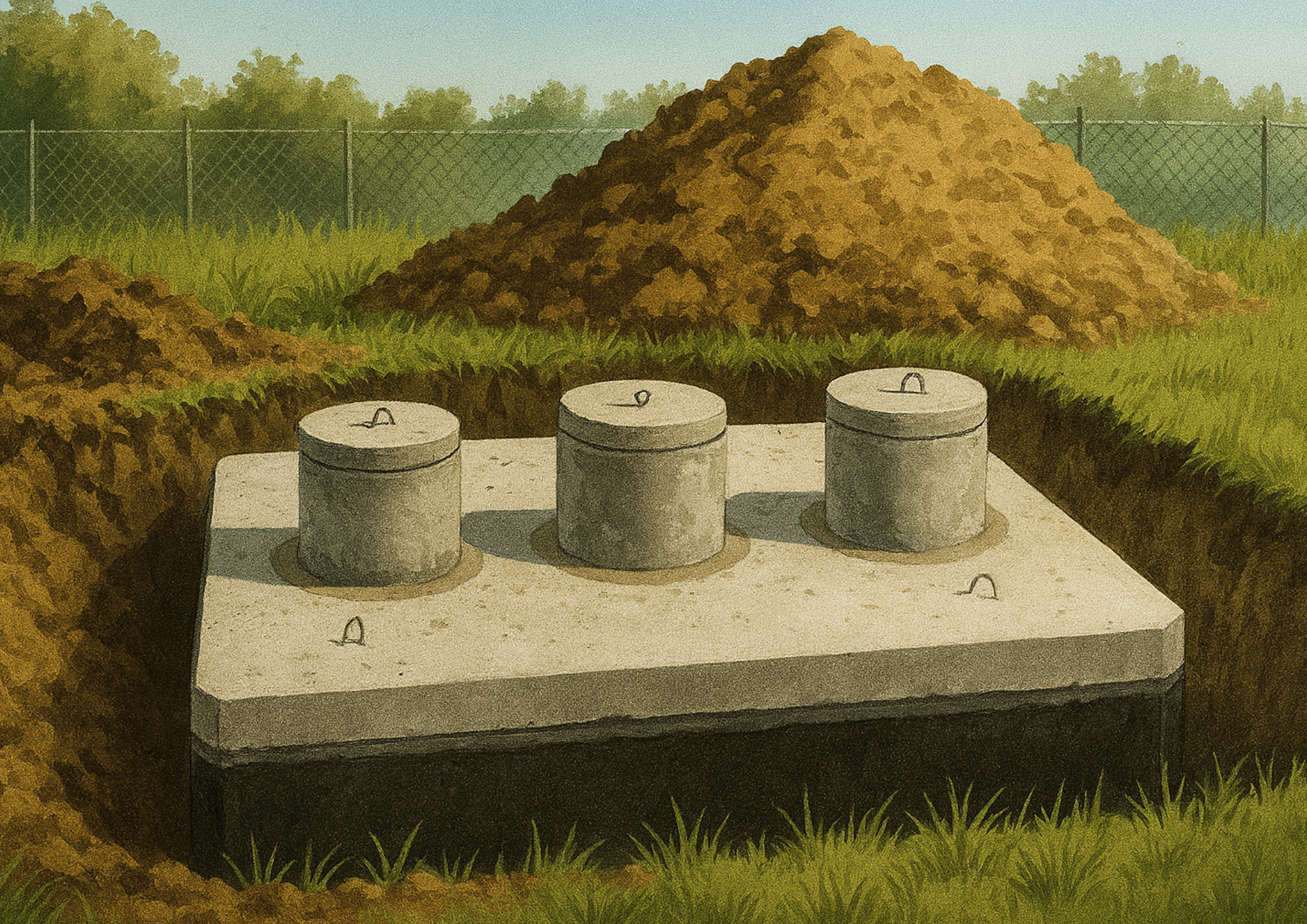 Szamba betonowe Ozimek – szczelne zbiorniki z montażem i transportem od producenta Mysłek