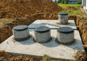 Szambo betonowe Pyskowice – trwałe i szczelne zbiorniki od firmy Mysłek z montażem