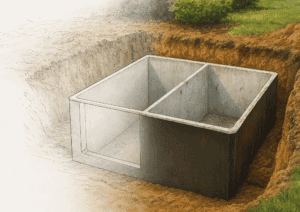 Szambo betonowe Mikołów – solidne zbiorniki z montażem od producenta Mysłek