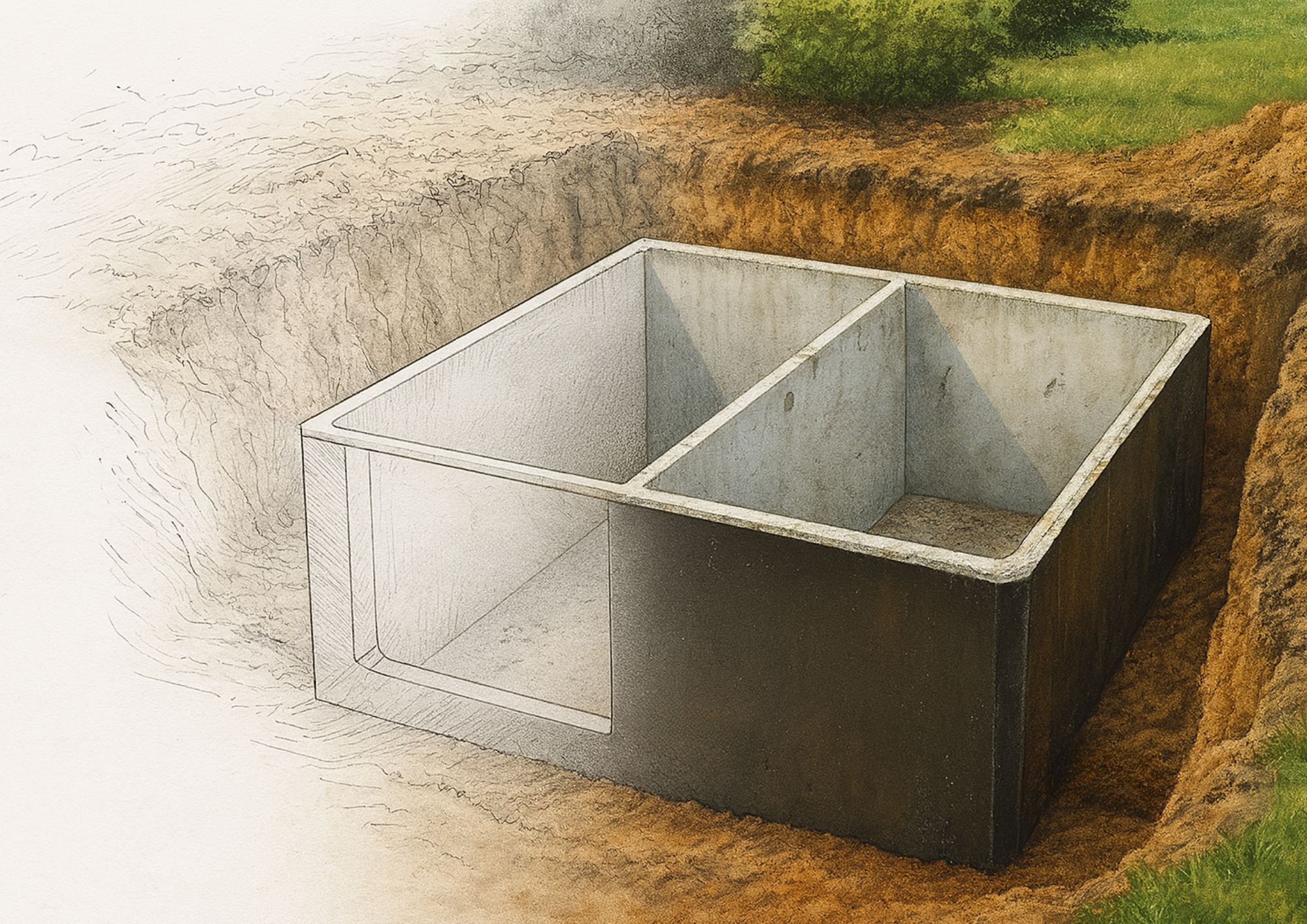 Szambo betonowe Mikołów – solidne zbiorniki z montażem od producenta Mysłek