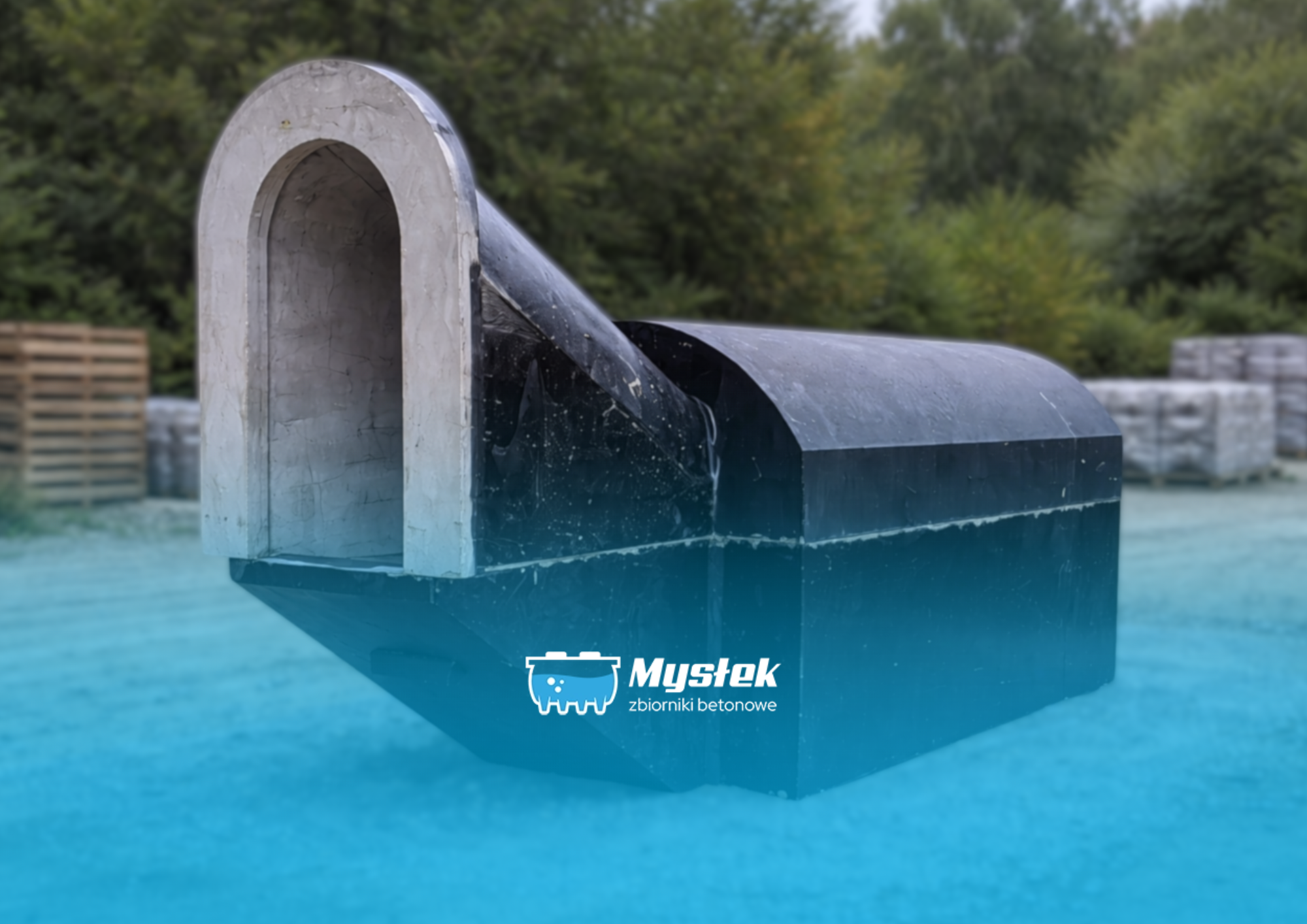 Nowoczesna piwniczka ogrodowa – gotowa piwnica betonowa